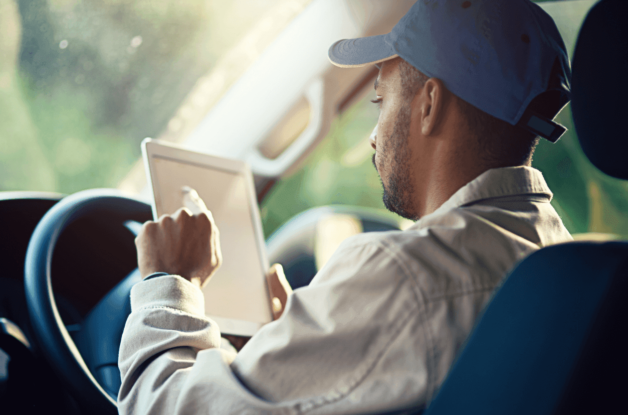 man-car-ordering